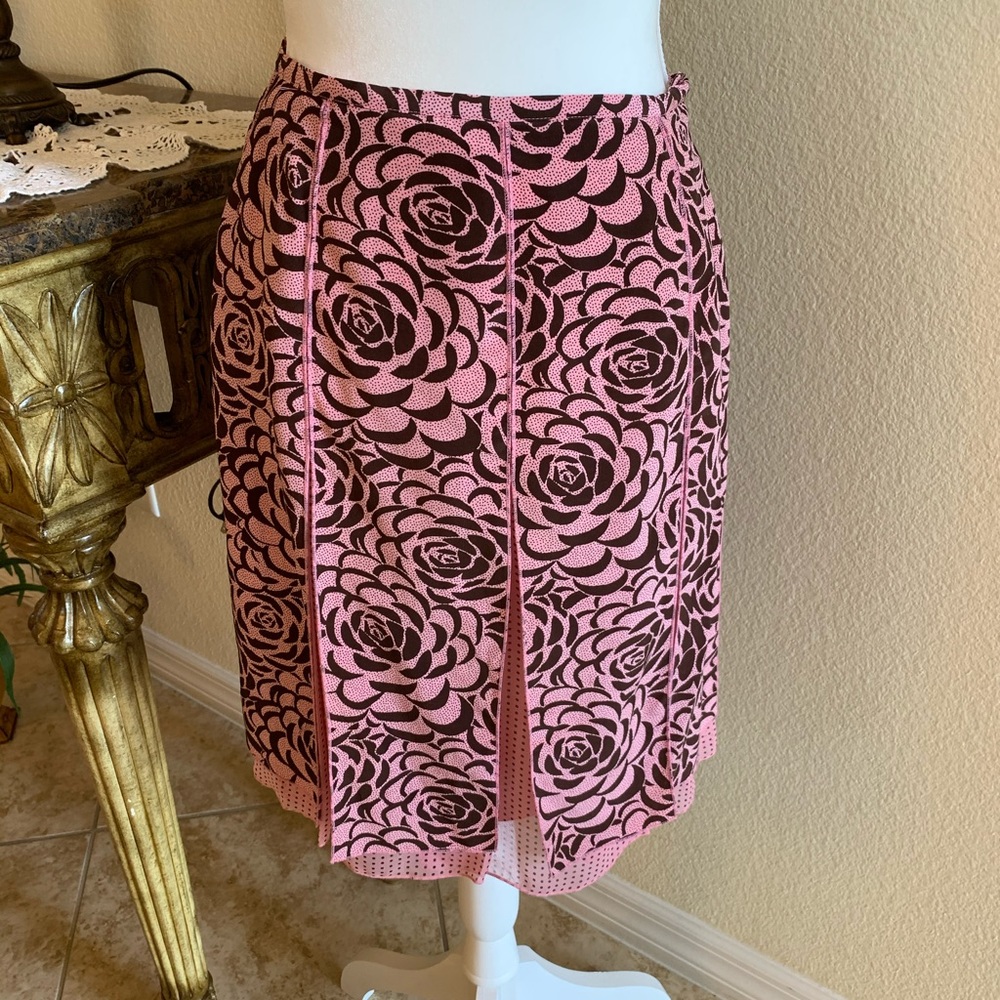 S.L.B. Pink and Brown Skirt, Size 4P